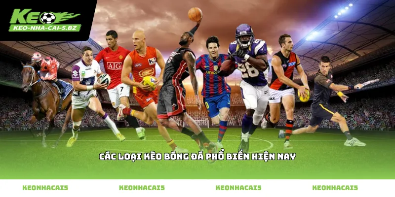Các loại kèo bóng đá phổ biến hiện nay